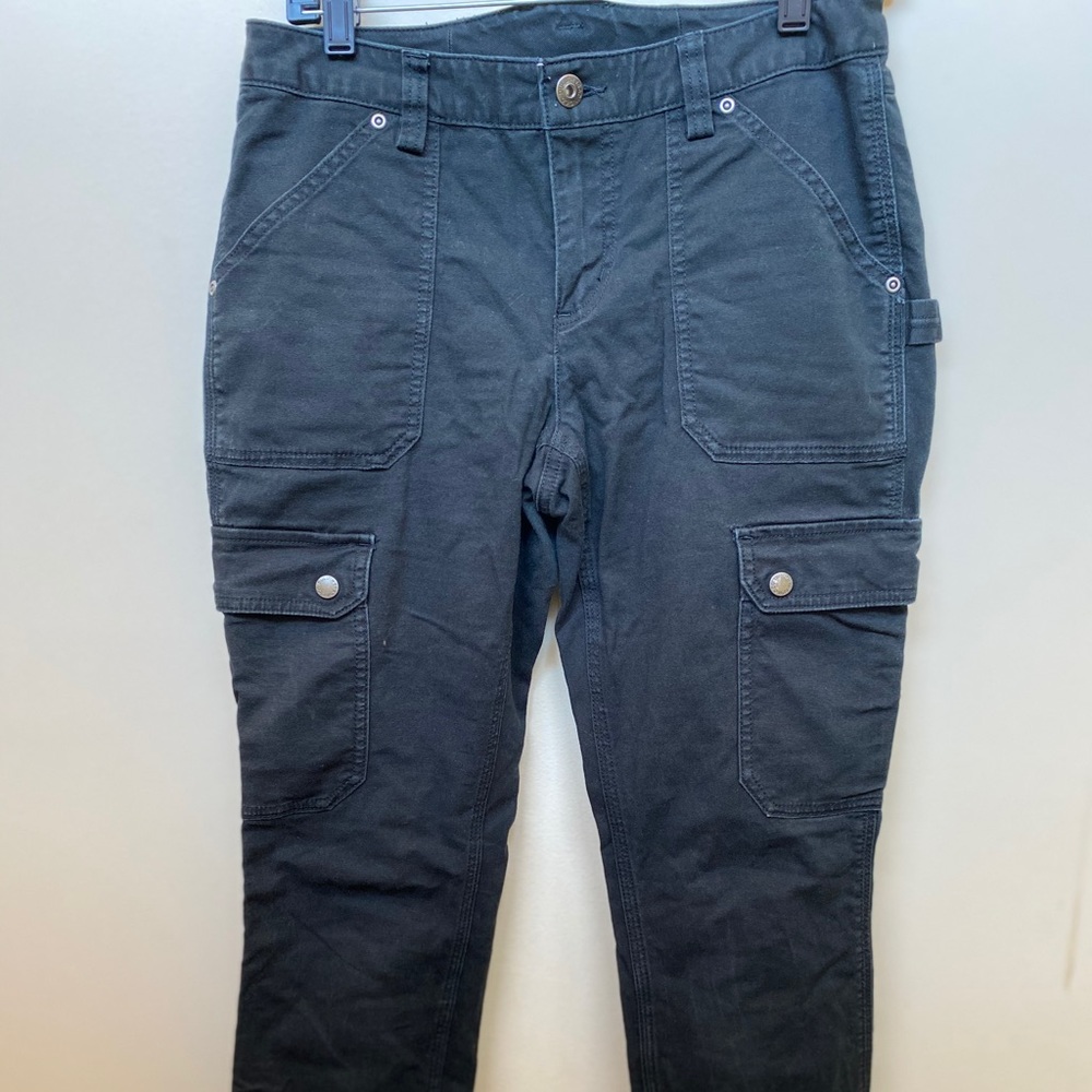 Black cargo pants